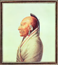 Indianhövding för Little Osages, ca 1807